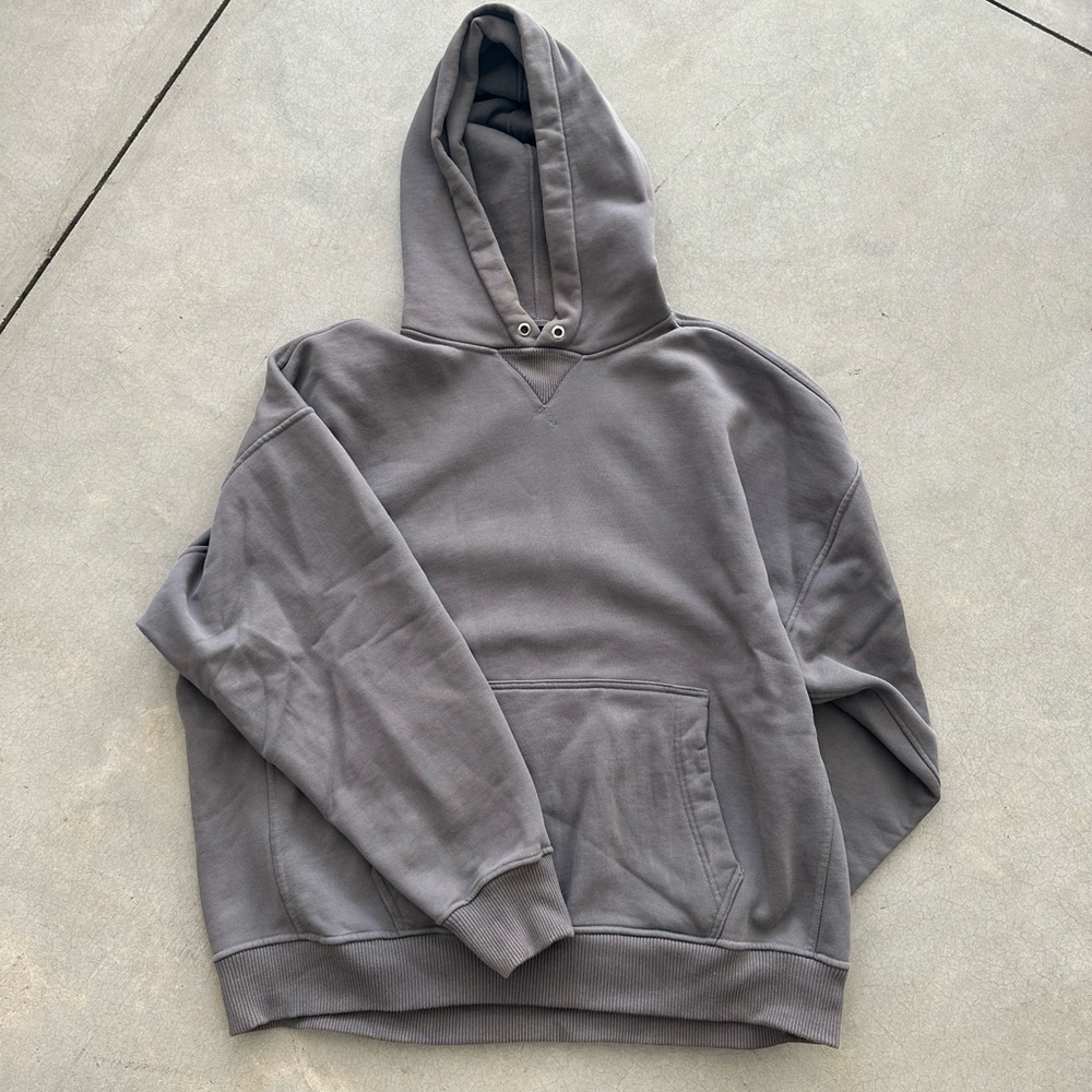 Oversized cotton hoodie